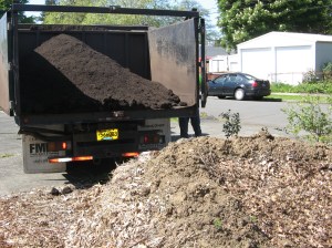 Delivering the soil as close as possible
