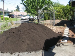 Six cubic yards of lovely soil